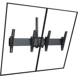 Chief Fusion Large Ceiling Mounted 2x1 Menu Board Ceiling TV Mount - For 40-55 Inch TVS - 400mm Interfaces - Black — LCM2X1UP400
