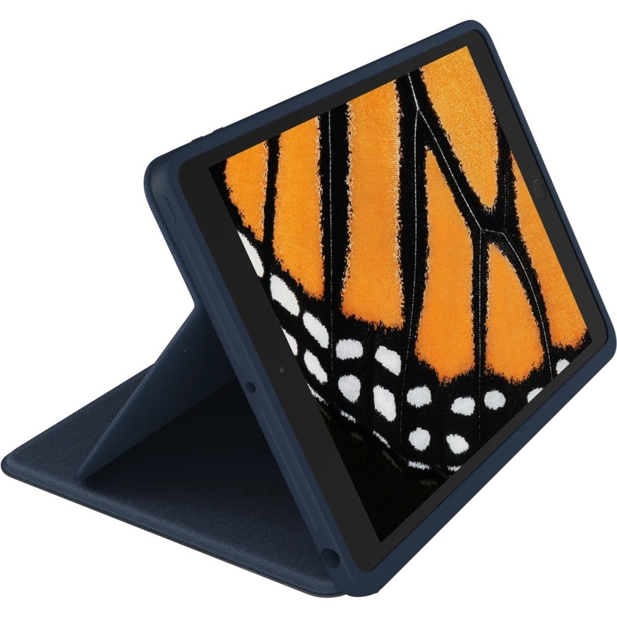 Logitech Rugged Combo 3 Rugged Keyboard/Cover Case Apple iPad (8th Generation), iPad (7th Generation) Tablet - Blue — 920-010341