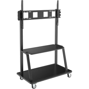 Eaton Tripp Lite Series Heavy-Duty Rolling TV Cart for 60" to 105" Flat-Screen Displays, Locking Casters, Black — DMCS60105XXDD