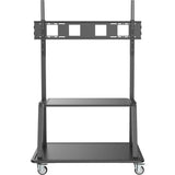 Eaton Tripp Lite Series Heavy-Duty Rolling TV Cart for 60" to 105" Flat-Screen Displays, Locking Casters, Black — DMCS60105XXDD