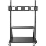 Eaton Tripp Lite Series Heavy-Duty Rolling TV Cart for 60" to 105" Flat-Screen Displays, Locking Casters, Black — DMCS60105XXDD