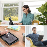 Logitech Slim Folio Keyboard/Cover Case (Folio) iPad (7th Generation), iPad (8th Generation), iPad (9th Generation) Tablet - Graphite — 920-009473