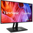 ViewSonic VP2768a 27-Inch IPS 1440p Monitor with Advanced Ergonomics, 100% sRGB Rec 709, 14-bit 3D LUT, Eye Care, 90W USB C, RJ45, HDMI, Daisy Chain for Home and Office — VP2768A