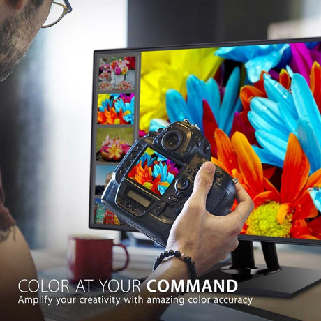 ViewSonic VP2768a 27-Inch IPS 1440p Monitor with Advanced Ergonomics, 100% sRGB Rec 709, 14-bit 3D LUT, Eye Care, 90W USB C, RJ45, HDMI, Daisy Chain for Home and Office — VP2768A