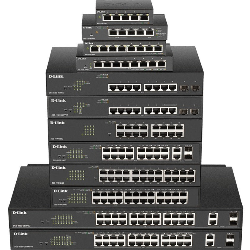 D-Link DGS-1100-08PV2 Ethernet Switch — DGS-1100-08PV2