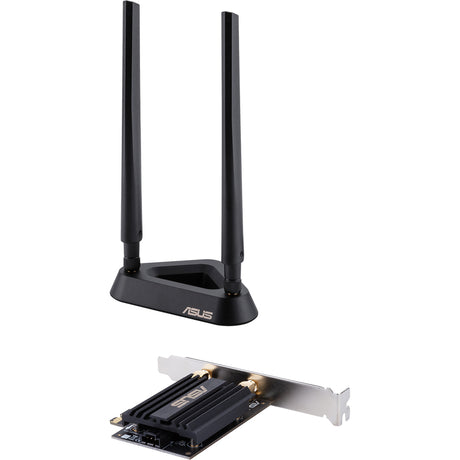 Asus PCE-AX58BT IEEE 802.11ax Bluetooth 5.0 Wi-Fi/Bluetooth Combo Adapter for Desktop Computer — PCE-AX58BT