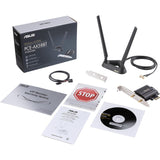 Asus PCE-AX58BT IEEE 802.11ax Bluetooth 5.0 Wi-Fi/Bluetooth Combo Adapter for Desktop Computer — PCE-AX58BT