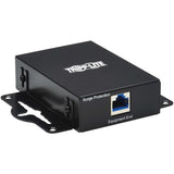 Eaton Tripp Lite Series In-Line Network Surge Protector - 10 Gbps, Cat6a/8, Metal Case, IEC Compliant, TAA — B110-SP-10G