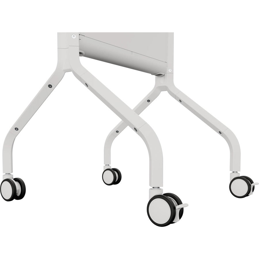 Chief Voyager Manual height Adjustable AV Mobile Cart - For 50-85 Inch Displays - Mobile TV Cart - White — LSCUW