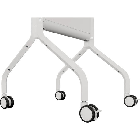 Chief Voyager Manual height Adjustable AV Mobile Cart - For 50-85 Inch Displays - Mobile TV Cart - White — LSCUW