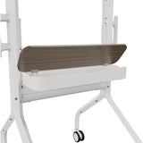 Chief Voyager Manual height Adjustable AV Mobile Cart - For 50-85 Inch Displays - Mobile TV Cart - White — LSCUW