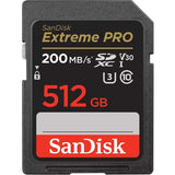 SanDisk Extreme PRO 512 GB Class 3/UHS-I (U3) V30 SDXC — SDSDXXD-512G-ANCIN
