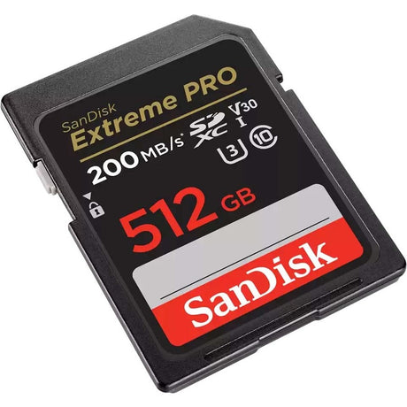SanDisk Extreme PRO 512 GB Class 3/UHS-I (U3) V30 SDXC — SDSDXXD-512G-ANCIN