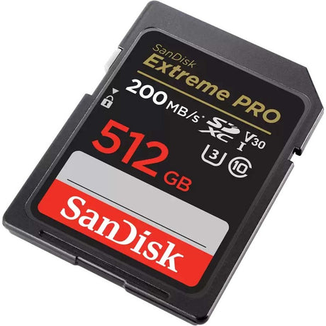 SanDisk Extreme PRO 512 GB Class 3/UHS-I (U3) V30 SDXC — SDSDXXD-512G-ANCIN