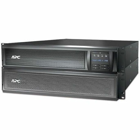 APC Smart-UPS X, Line Interactive, 1500VA, Rack/tower convertible 2U, 120V, 8x 5-15R NEMA, SmartConnect port+NMC, Extended runtime, TAA — SMX1500RM2UCNCUS