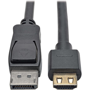 Eaton Tripp Lite Series DisplayPort 1.4 to HDMI Active Adapter Cable (M/M), 4K 60 Hz, 4:4:4, HDR, HDCP 2.2, 6 ft. (1.8 m), TAA — P582-006-HD-V4A