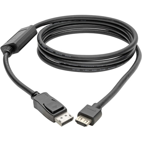 Eaton Tripp Lite Series DisplayPort 1.4 to HDMI Active Adapter Cable (M/M), 4K 60 Hz, 4:4:4, HDR, HDCP 2.2, 6 ft. (1.8 m), TAA — P582-006-HD-V4A