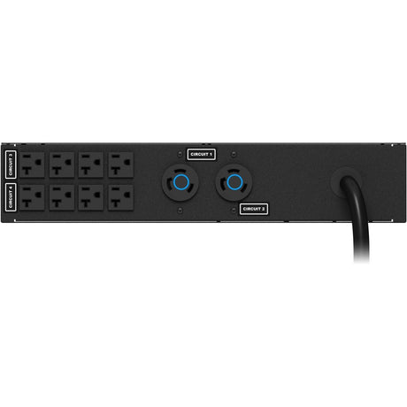 Vertiv Liebert Basic PDU - Horizontal, 120/208V, (8) NEMA 5-20R, (2) NEMA L6-30R — VP0N3202