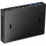 TRENDnet 6-Port 10G Switch, 4 x 2.5G RJ-45 Base-T Ports, TEG-S762, 2 x 10G RJ-45 Ports, 60Gbps Switching Capacity, Wall Mountable, Ethernet Splitter, NDAA & TAA Compliant, Lifetime Protection, Black — TEG-S762
