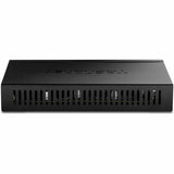 TRENDnet 6-Port 10G Switch, 4 x 2.5G RJ-45 Base-T Ports, TEG-S762, 2 x 10G RJ-45 Ports, 60Gbps Switching Capacity, Wall Mountable, Ethernet Splitter, NDAA & TAA Compliant, Lifetime Protection, Black — TEG-S762