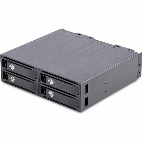 StarTech.com 4-Bay Backplane for U.2 Drives, Fits in a 5.25inch Bay, Mobile Rack for 2.5inch U.2 (SFF-8639) NVMe HDD/SSDs, Removable Trays — 4U2525-SAS-BACKPLANE