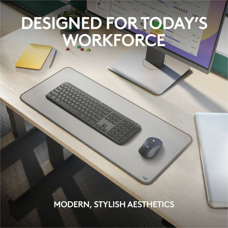 Logitech Signature Slim MK955 for Business Wireless Keyboard and Mouse Combo, Quiet Typing, Secure Receiver - Graphite — 920-012427