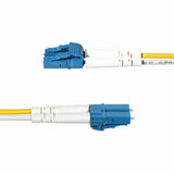 StarTech.com 30m (98.4ft) LC to LC (UPC) OS2 Single Mode Duplex Fiber Optic Cable, 9/125, 100G, Low Insertion Loss, LSZH Fiber Jumper Cord — SMDOS2LCLC30M