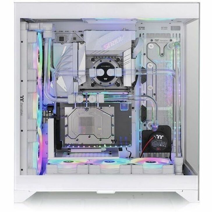 Thermaltake CTE E600 MX Snow Mid Tower Chassis — CA-1Y3-00M6WN-00
