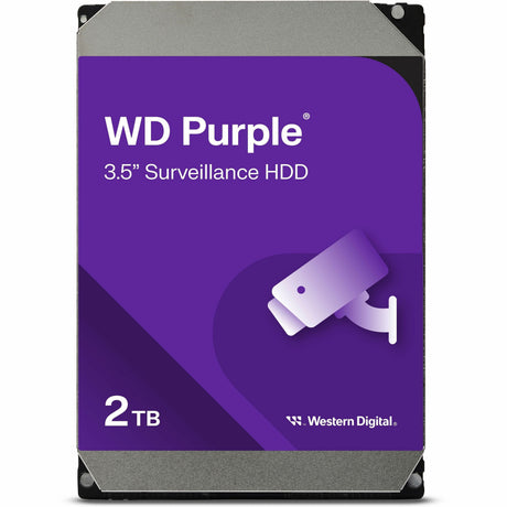 WD Purple WD23PURZ 2 TB Hard Drive - 3.5" Internal - SATA - Purple — WD23PURZ