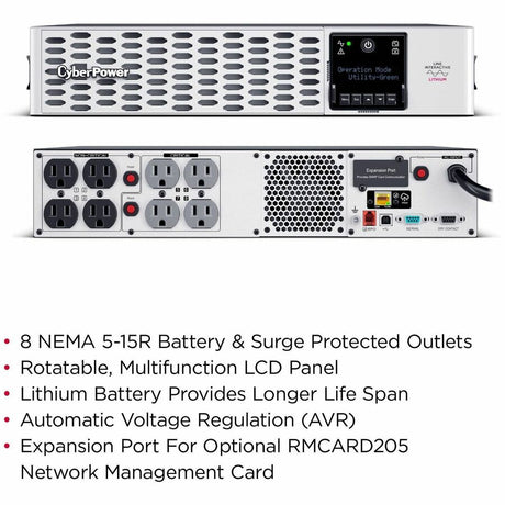 CyberPower PRL1500RT2UC Smart App Sinewave UPS Systems — PRL1500RT2UC
