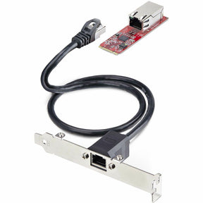 StarTech.com 1-Port 2.5GbE M.2 2280 Network Card, NBASE-T PCIe Ethernet Card, Intel I225-V, Multi-Gigabit Desktop NIC/LAN Card, TAA — MR12GI-NETWORK-CARD