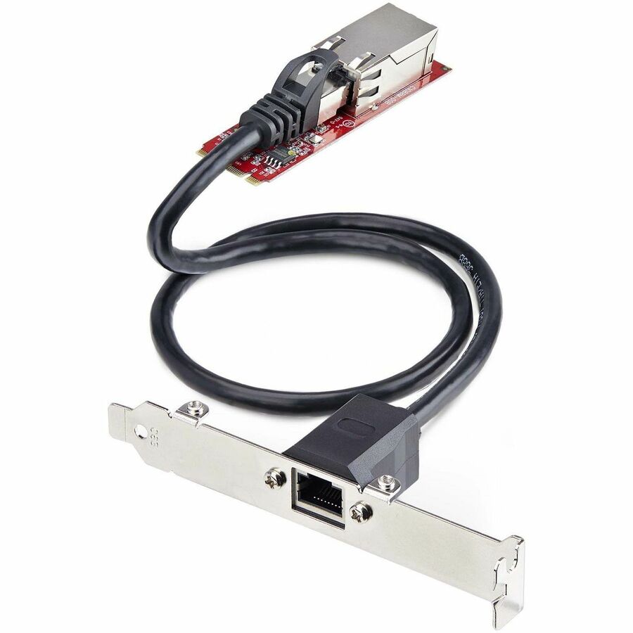 StarTech.com 1-Port 2.5GbE M.2 2280 Network Card, NBASE-T PCIe Ethernet Card, Intel I225-V, Multi-Gigabit Desktop NIC/LAN Card, TAA — MR12GI-NETWORK-CARD