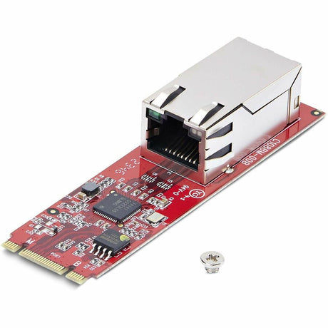 StarTech.com 1-Port 2.5GbE M.2 2280 Network Card, NBASE-T PCIe Ethernet Card, Intel I225-V, Multi-Gigabit Desktop NIC/LAN Card, TAA — MR12GI-NETWORK-CARD