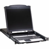 Eaton 16-Port Cat5 KVM over IP Switch - 19 in. LCD, 1 Remote or 1 Local User, 1U Rack-Mount, TAA — B064C-16-1-IP