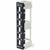 Eaton Tripp Lite Series 12-Port Cat6a Wall-Mount Patch Panel - PoE+ Compliant, 110, 568A/B, RJ45 Ethernet, Offset Ports, TAA — N250-012-6A-OF