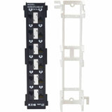 Eaton Tripp Lite Series 12-Port Cat6a Wall-Mount Patch Panel - PoE+ Compliant, 110, 568A/B, RJ45 Ethernet, Offset Ports, TAA — N250-012-6A-OF