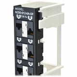 Eaton Tripp Lite Series 12-Port Cat6a Wall-Mount Patch Panel - PoE+ Compliant, 110, 568A/B, RJ45 Ethernet, Offset Ports, TAA — N250-012-6A-OF