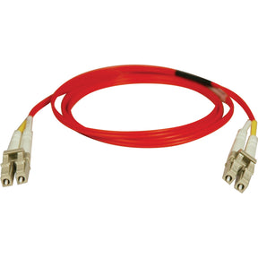 Eaton Tripp Lite Series Duplex Multimode 62.5/125 Fiber Patch Cable (LC/LC) - Red, 3M (10 ft.) — N320-03M-RD