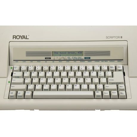 Royal Portable Electronic Typewriter With Memory an Display — 69147T