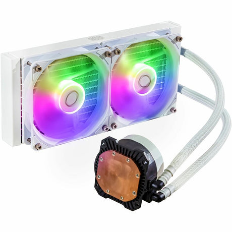 Cooler Master MasterLiquid 240L Core ARGB Cooling Fan/Radiator/Pump — MLW-D24M-A18PZ-RW