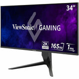 ViewSonic VX3418-2K 34" 21:9 1440p 1ms 165Hz Gaming Monitor with FreeSync Premium, Eye Care, HDMI, DisplayPort and USB — VX3418-2K