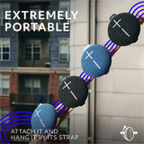 ULTIMATE EARS MINIROLL Ultra-Portable Waterproof Bluetooth Speaker, Big Bass, IP67 Dustproof, 131 ft (40 m) Range - Majestic Blue — 984-002020