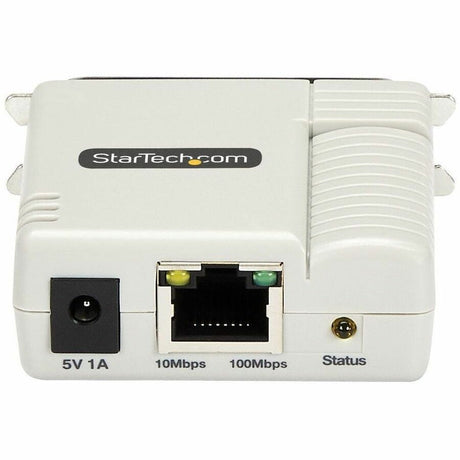 StarTech.com Ethernet to Parallel Network Print Server, 10/100Mbps LAN, WebUI Enabled, Centronics Ethernet Printer Server Adapter, Enhances Legacy Printer — PM1115P3