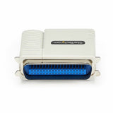 StarTech.com Ethernet to Parallel Network Print Server, 10/100Mbps LAN, WebUI Enabled, Centronics Ethernet Printer Server Adapter, Enhances Legacy Printer — PM1115P3