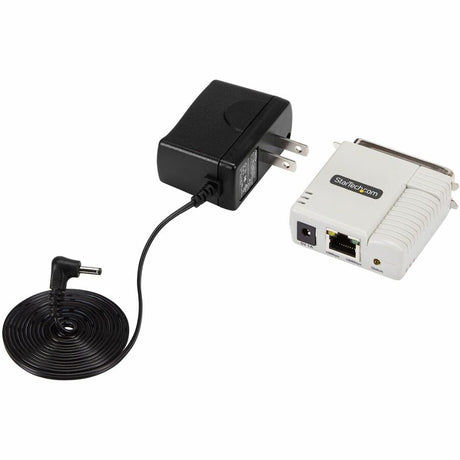 StarTech.com Ethernet to Parallel Network Print Server, 10/100Mbps LAN, WebUI Enabled, Centronics Ethernet Printer Server Adapter, Enhances Legacy Printer — PM1115P3