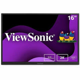 ViewSonic VG1656-2K 16 Inch WQXGA 1600p IPS Portable Monitor with 2 Way Powered 65W USB C, and Built-in Stand with Smart Cover — VG1656-2K