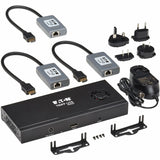 Eaton Tripp Lite Series 3-Port DisplayPort to HDMI Splitter/Extender Kit over Cat6, MST Hub, 8K/4K 60 Hz, DP 1.4, Up to 230 ft. (70 m), TAA — B156E-003-H8K-K