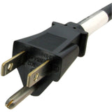 StarTech.com 6ft (1.8m) Heavy Duty Extension Cord, NEMA5-15R to NEMA5-15P Black Extension Cord, 15A 125V, 14AWG, Heavy Gauge Power Cable — PAC101146