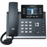 Yealink SIP-T44W IP Phone - Corded - Corded/Cordless - Bluetooth, Wi-Fi - Wall Mountable, Desktop - Classic Gray — 1301213