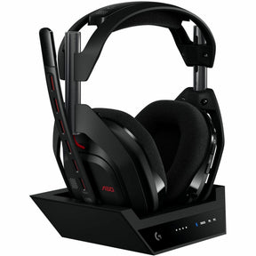 Logitech G Astro A50 LIGHTSPEED Wireless Gaming Headset + Base Station (Gen 5), PRO-G GRAPHENE, 3-System Switching, USB-C to Xbox, PS5, PC/Mac or Nintendo Switch, Bluetooth - Black — 939-002217